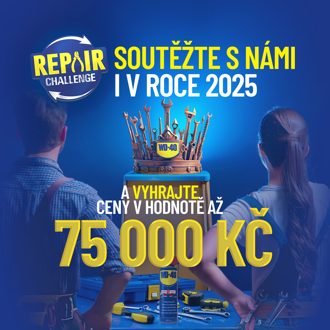 Přečtete si více ze článku Zapojte se do Repair Challenge 2025 a vyhrajte ceny až za 75 000 Kč / 3 000 €!