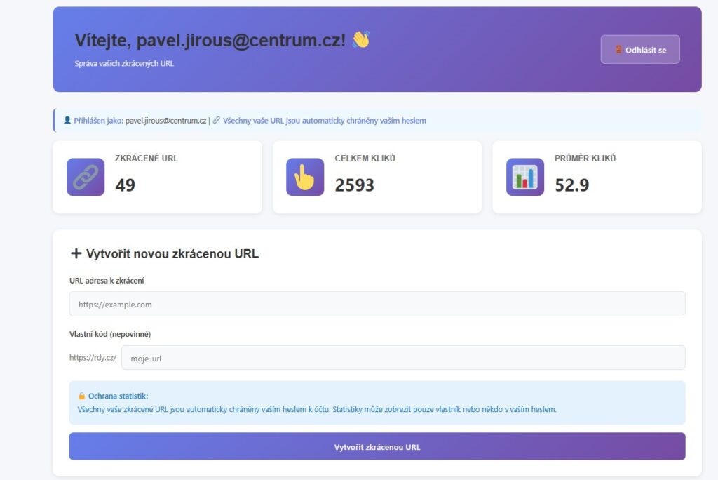 Zkracovač URL zdarma