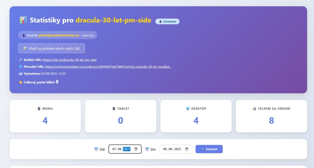 Zkracovač URL zdarma