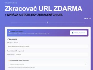 Přečtete si více ze článku Zkracovač URL ZDARMA RDY.cz – nová verze 2.0 s profesionálními funkcemi